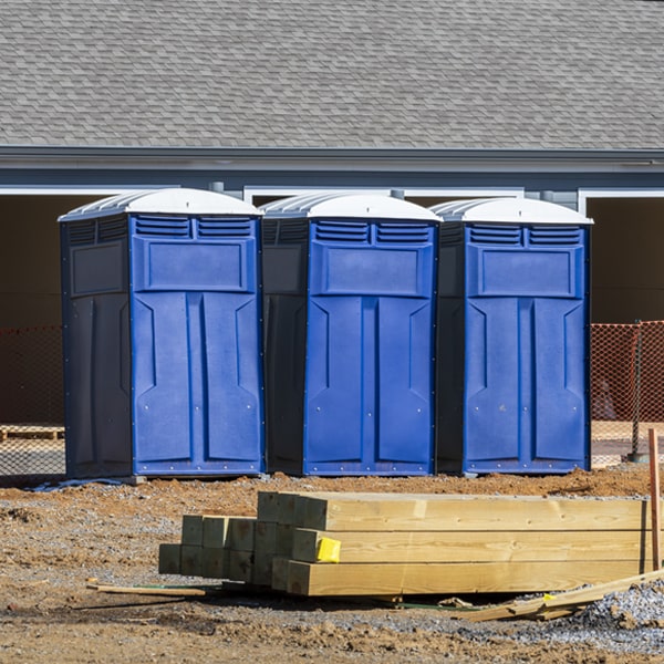 can i customize the exterior of the portable restrooms with my event logo or branding in Falling Water TN